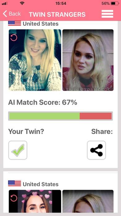 Twin Strangers App screenshot #3