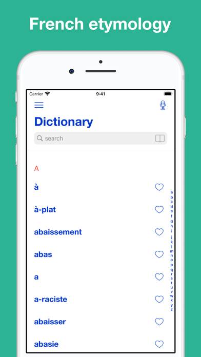 French Etymological Dictionary Capture d'écran de l'application #1