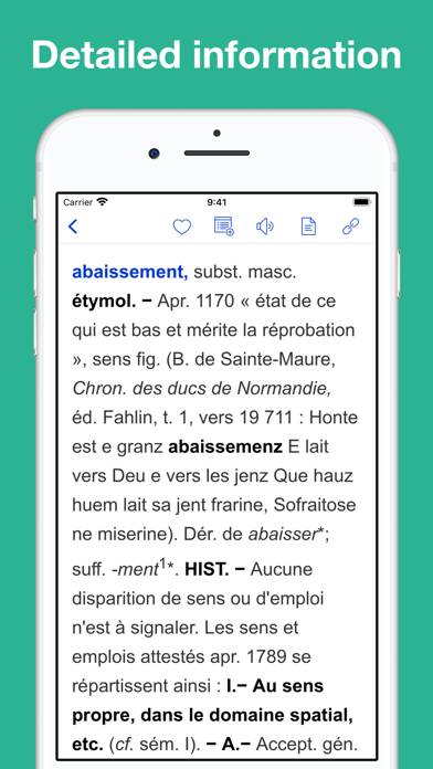 French Etymological Dictionary Capture d'écran de l'application #2