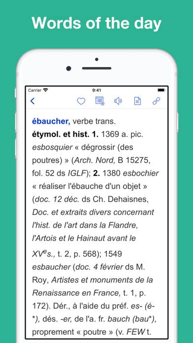French Etymological Dictionary Capture d'écran de l'application #5