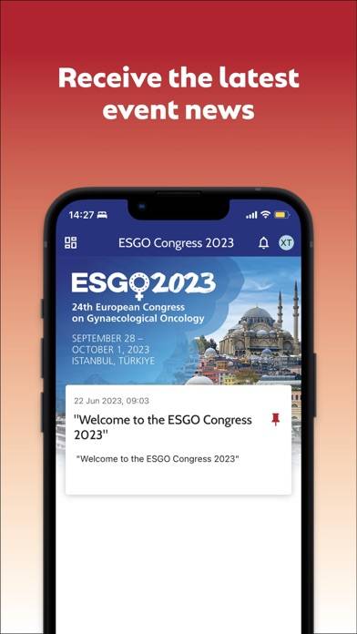 ESGO Gynae Oncology Events App screenshot #2