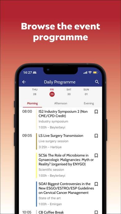 ESGO Gynae Oncology Events Captura de pantalla de la aplicación #3