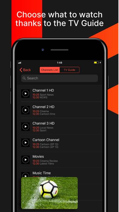 Streeme: IPTV Streaming Schermata dell'app #3