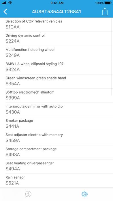 VIN decoder for BMW Скриншот приложения #3