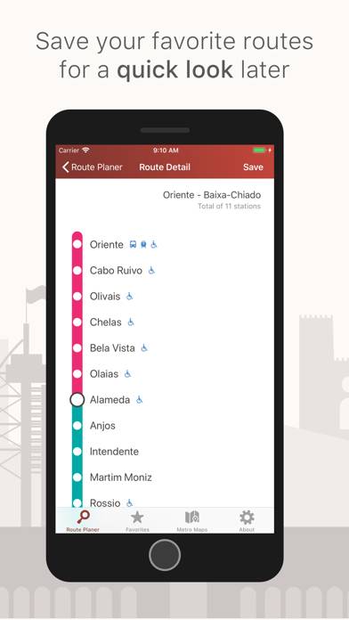 LX Metro App-Screenshot #3