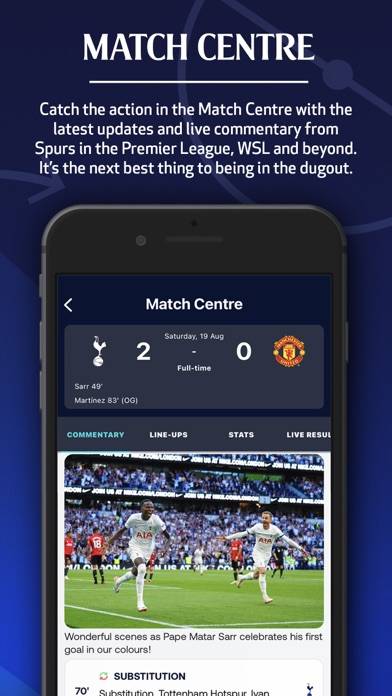 Official Spurs plus Stadium App App skärmdump #4
