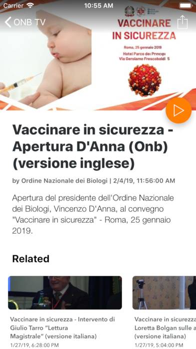 Fnob Schermata dell'app