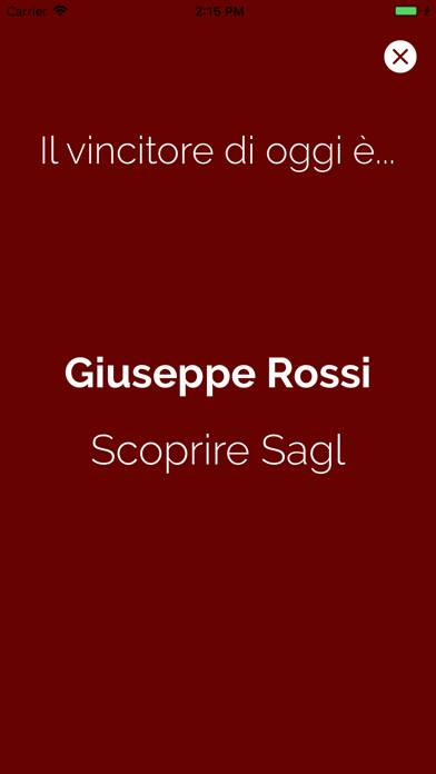 Estrazione Schermata dell'app