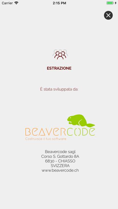 Estrazione Schermata dell'app
