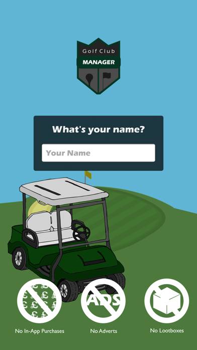 Golf Club Manager Schermata dell'app #1