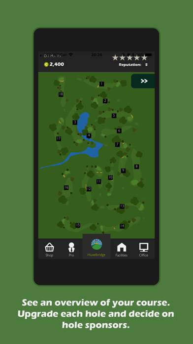 Golf Club Manager game screenshot