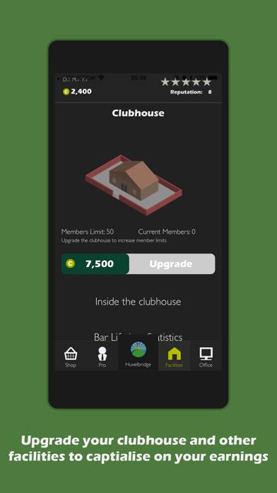 Golf Club Manager Schermata dell'app #4