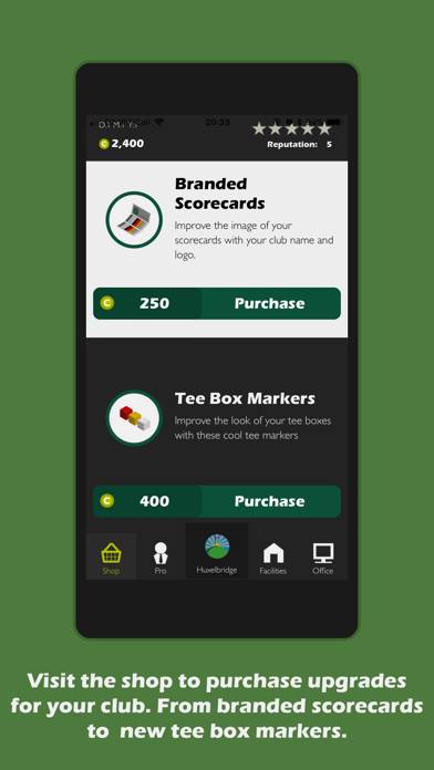 Golf Club Manager game screenshot