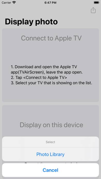 TVAirScreen App screenshot #1