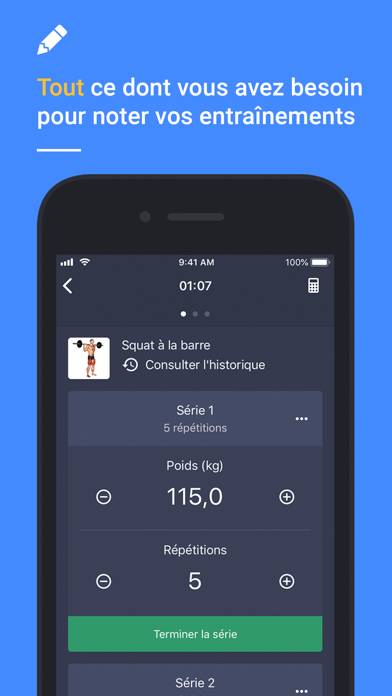 Gym Day: Carnet de Musculation capture d'écran