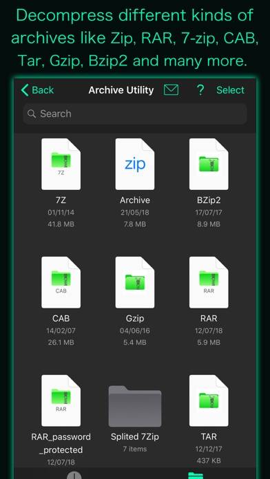Archive Utility App screenshot #1