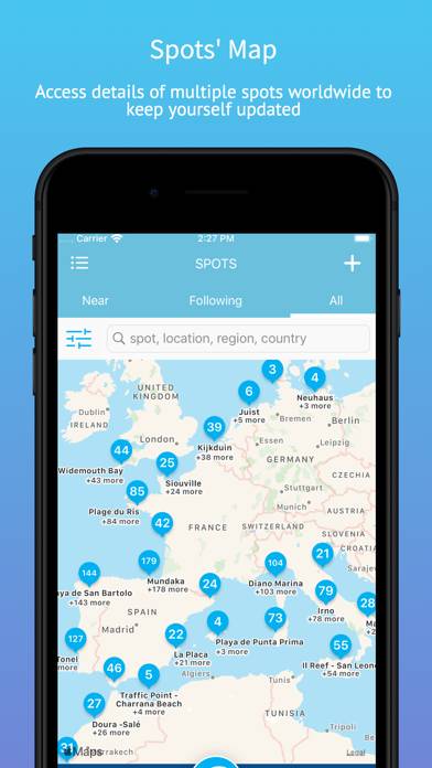 Line app Surf Forecast Schermata dell'app #1