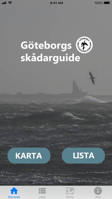 Göteborgs Skådarguide skärmdump