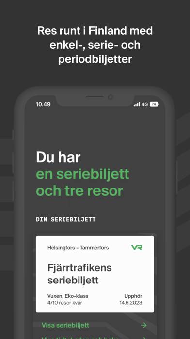 VR Matkalla App skärmdump