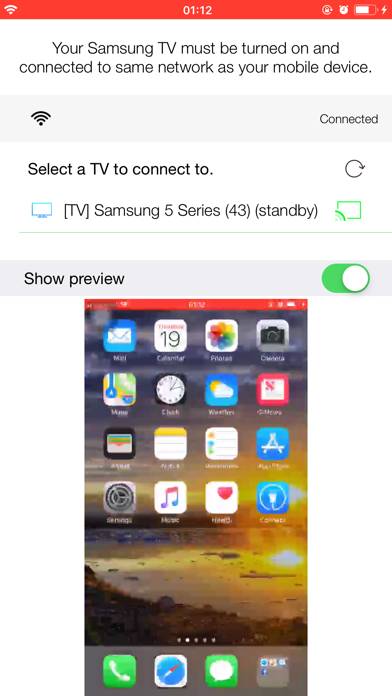 Screen Mirror for Samsung TV Captura de pantalla de la aplicación #3