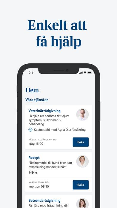 Agria Vårdguide App skärmdump #2