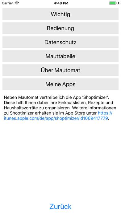 Mautomat App-Screenshot #5