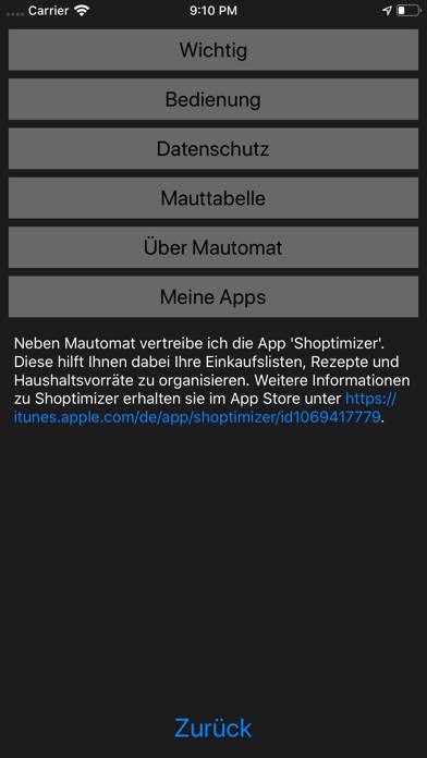 Mautomat App-Screenshot #6