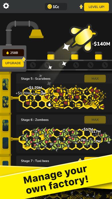 Bee Factory! Скриншот приложения #1