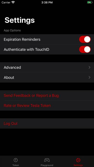 Tesla Token App-Screenshot #4