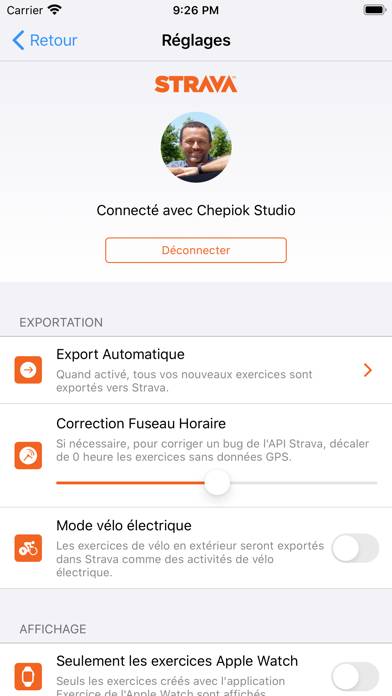 Workout Export App screenshot #3