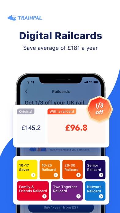 TrainPal: UK& EU train tickets App screenshot #3