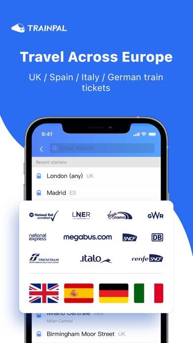 TrainPal: UK& EU train tickets Schermata dell'app #6