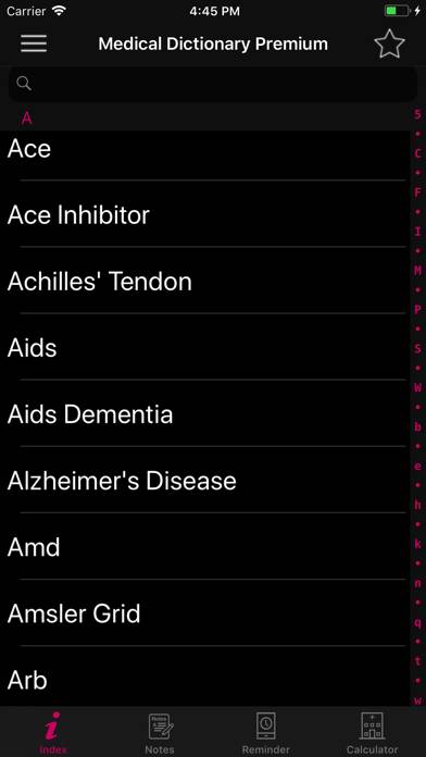 Medical Dictionary Premium App screenshot #2