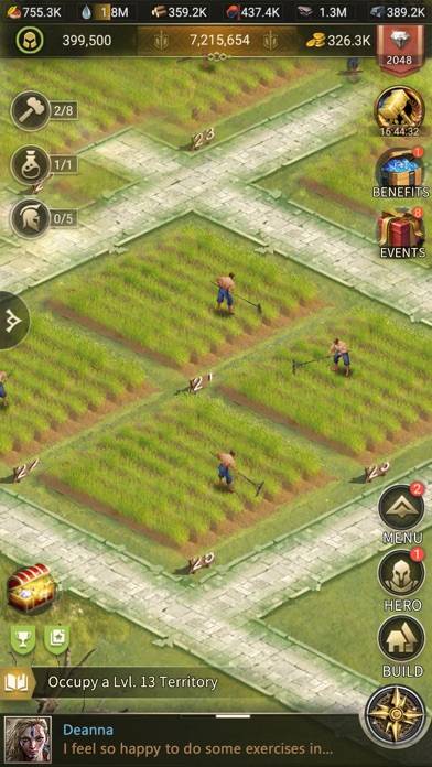 Rise of Castles: Fire and War Captura de pantalla de la aplicación #6