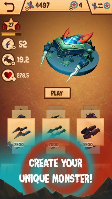 Spore Monsters.io 3D Premium skärmdump av spelet