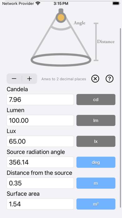Lumen Calculator captura de pantalla