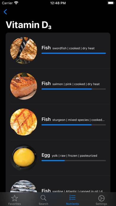 Food Data Captura de pantalla de la aplicación #6