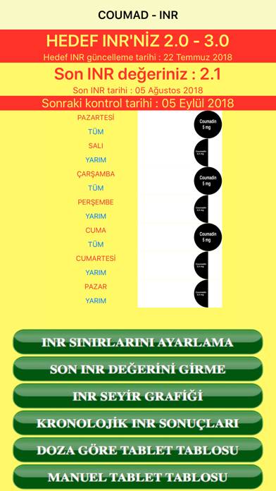 Coumad-inr immagine dello schermo