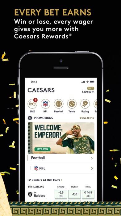 Caesars Sportsbook App screenshot #2