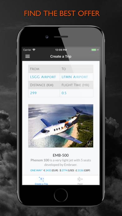 Jet Private Captura de pantalla de la aplicación #3