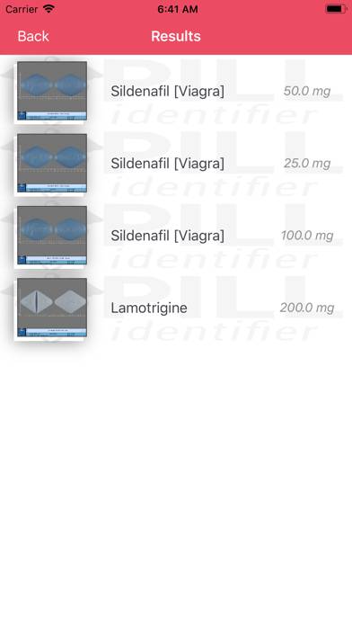 Pill Identifier Mobile App App screenshot