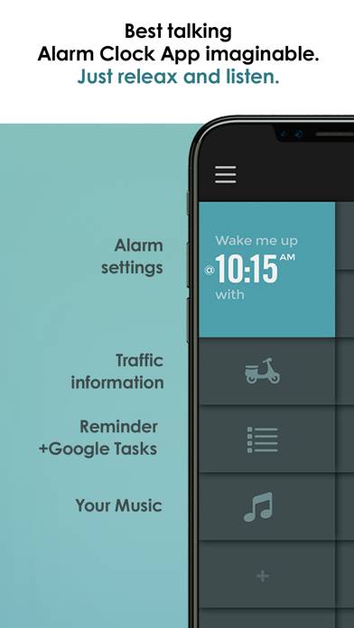 TalkClok. Talking alarm clock.