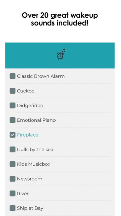 TalkClok. Talking alarm clock. Captura de pantalla de la aplicación
