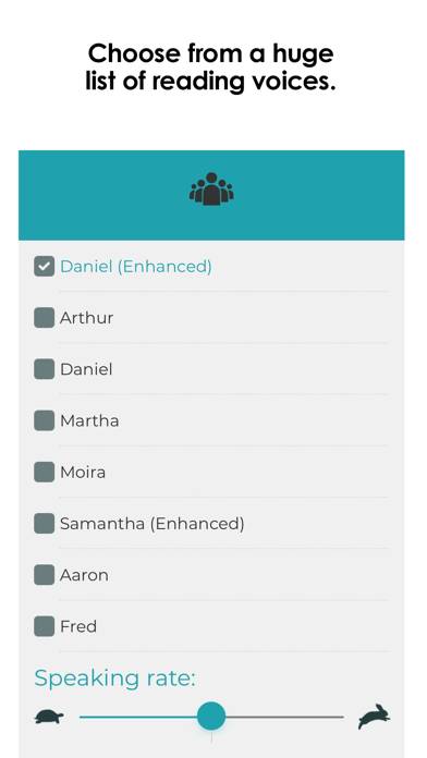 TalkClok. Talking alarm clock. Captura de pantalla de la aplicación