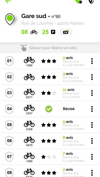 Naolib vélo Capture d'écran de l'application