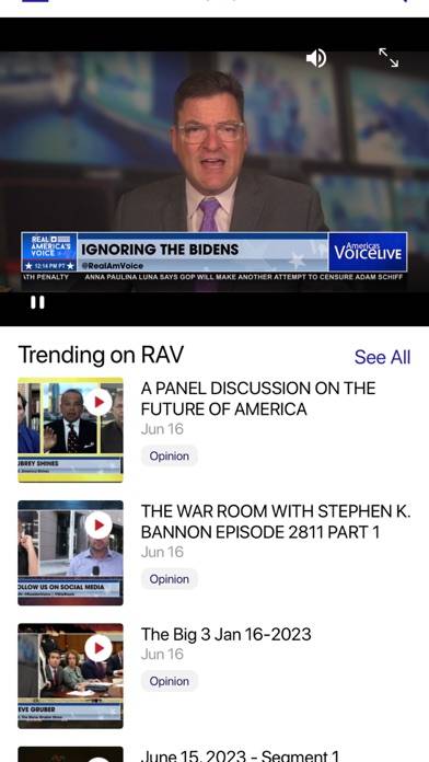 Real America’s Voice News App screenshot