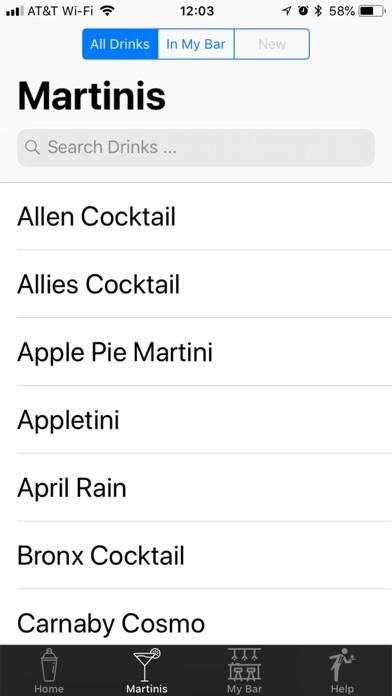 Martinis.live App screenshot #3