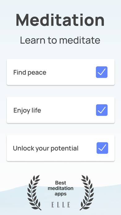 Serenity: Guided Meditation Schermata dell'app #1