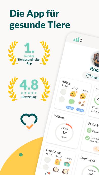 Vetevo: Gesundheit & Ernährung App-Screenshot