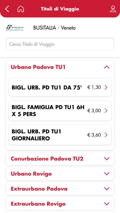 Busitalia Veneto Schermata dell'app #2